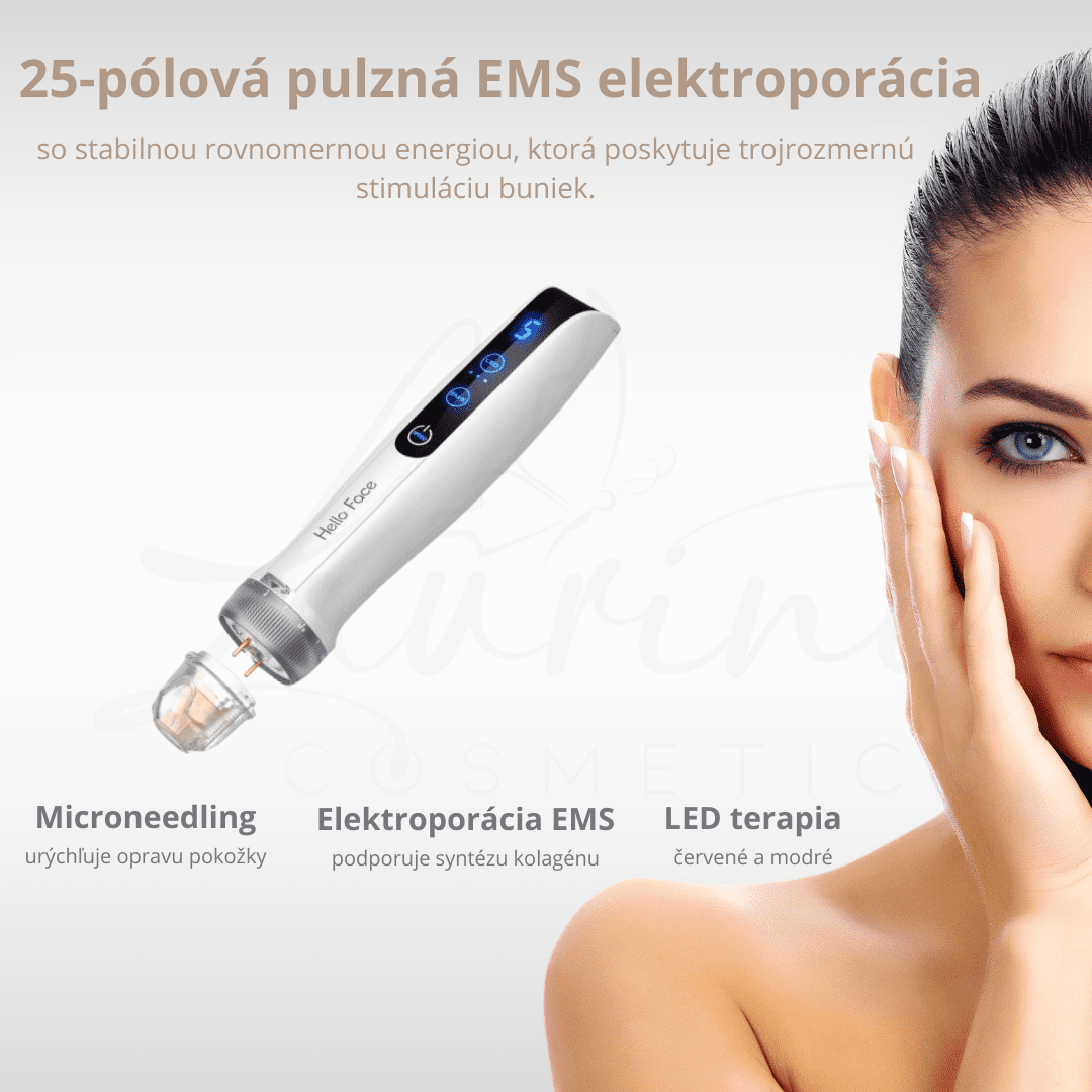 Dermapen na Mikroneedling s EMS a LED Terapiou (2023) – Obrázok 4