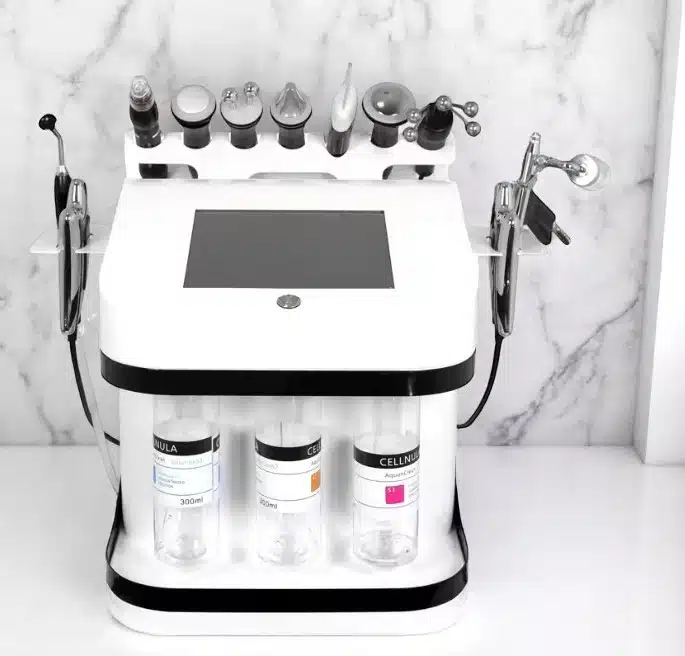 Multifunkčný kozmetický prístroj Hydradermabrázia 10v1 – Obrázok 3