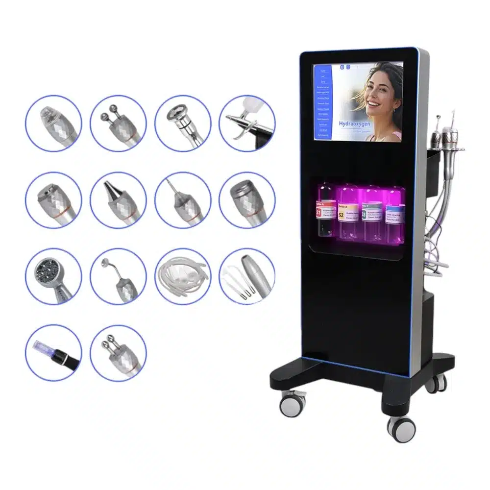 Multifunkčný kozmetický prístroj hydradermabrázia 14v1 – Obrázok 2